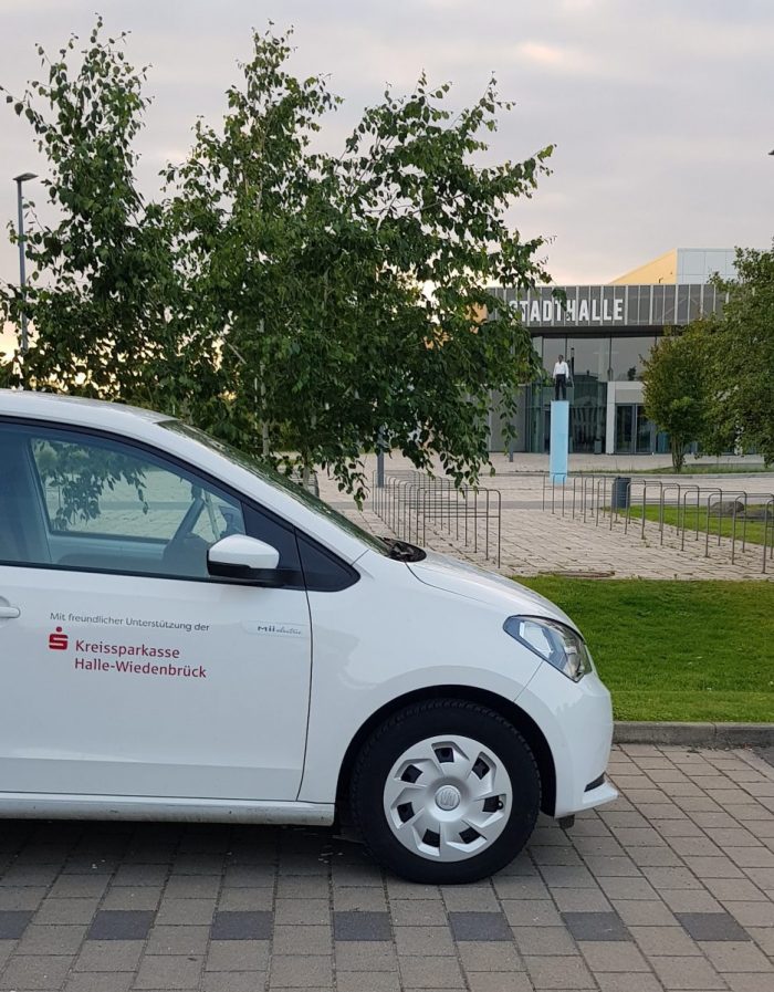 Standort Rheda vorübergehend bei der Stadthalle